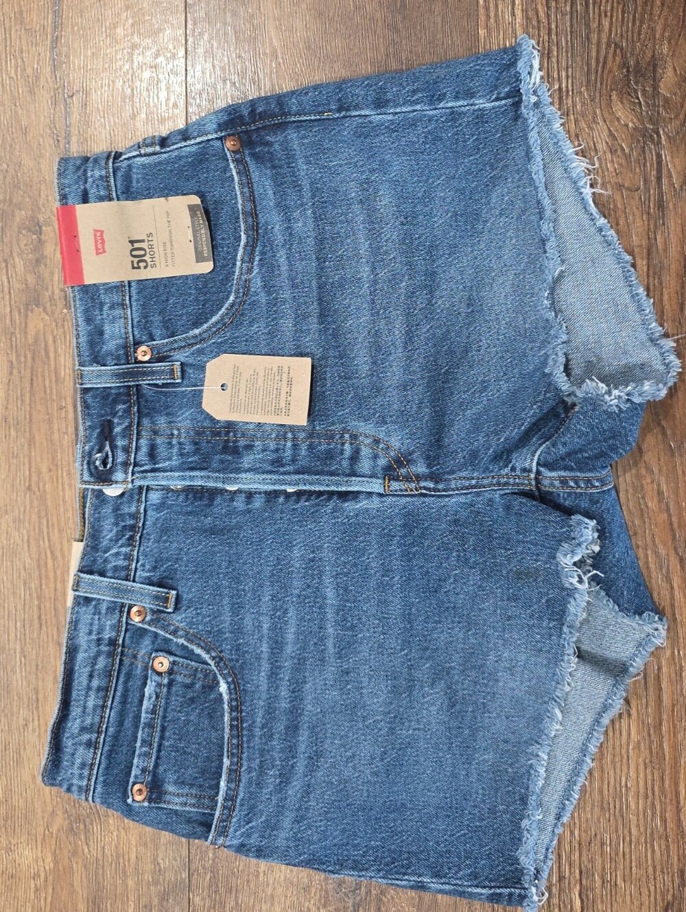 Levi's 501 High Rise Buttonfly Shorts